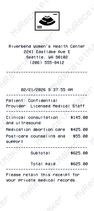 Abortion Receipt